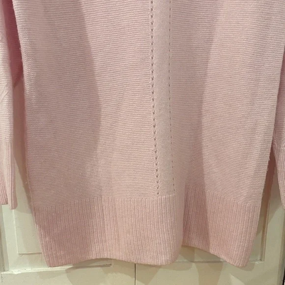 Pure Pink Women's Cashmere Sweater - Picture 11 of 13